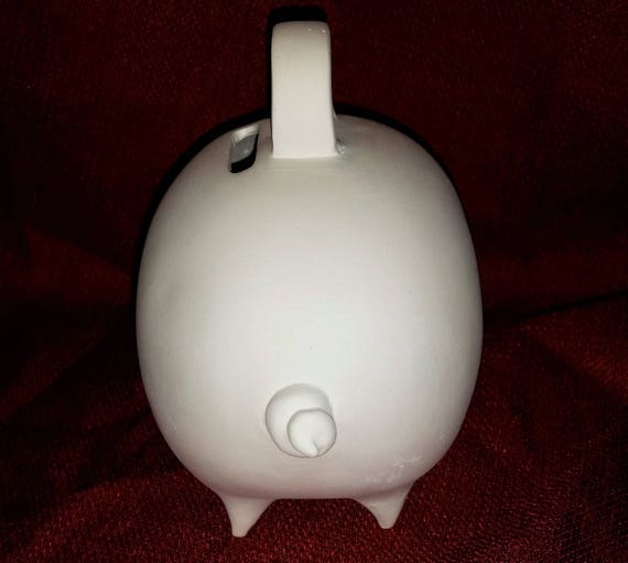 Ready to Paint Mexican PIGGY BANK Unpainted Ceramic Bisque You Etsy
