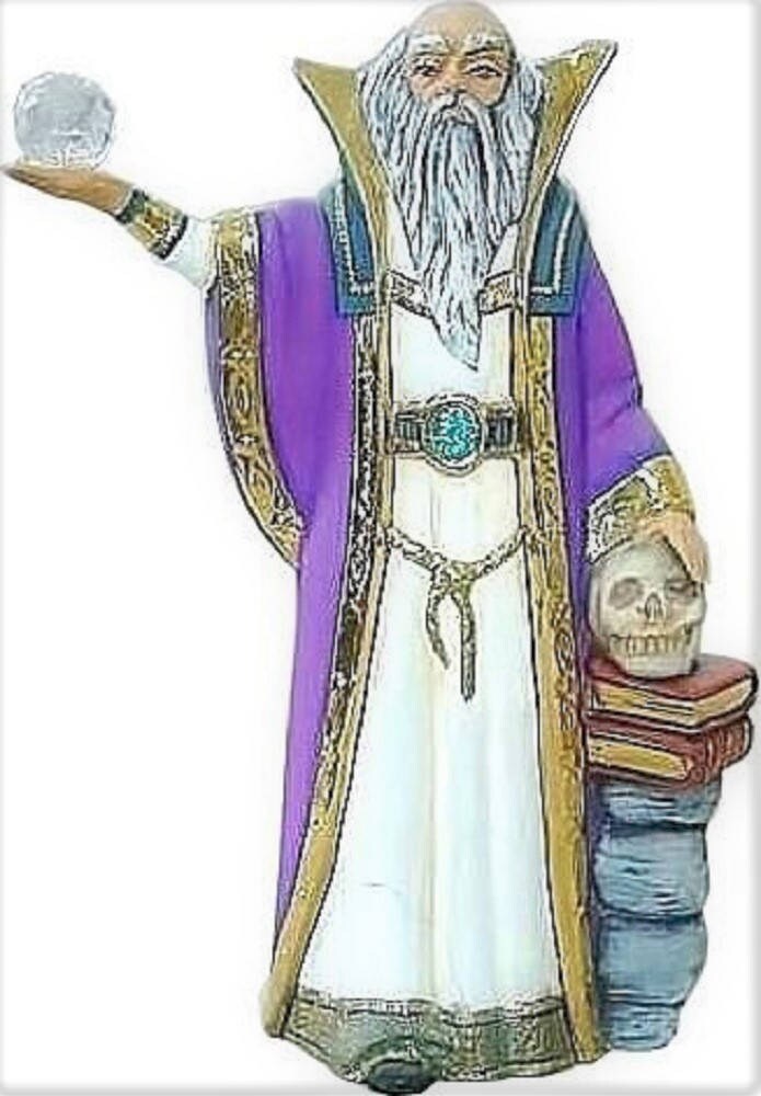 Ceramic Bisque Wizard Sorcerer Mage Magician Warlock Etsy