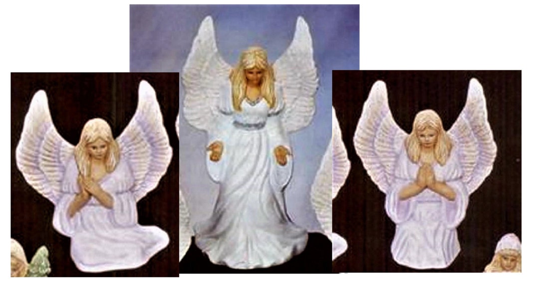 Unpainted Ceramic Bisque Angel Paint Your Own Choice of Standing Angel