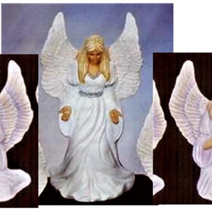 Unpainted Ceramic Bisque Angel: DIY Ready to Paint