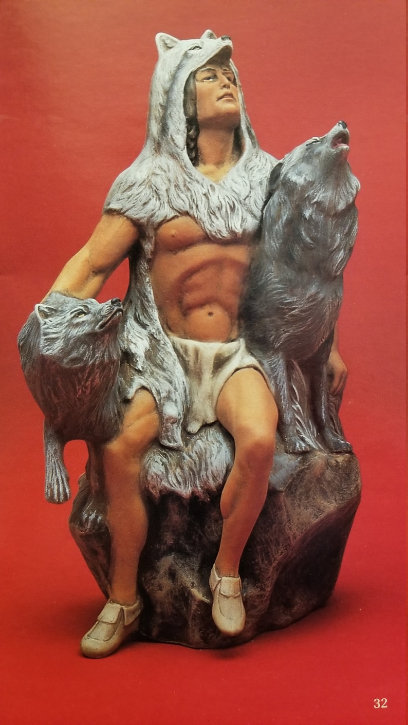 Unpainted Ceramic Bisque Native American Indian Brave With Etsy