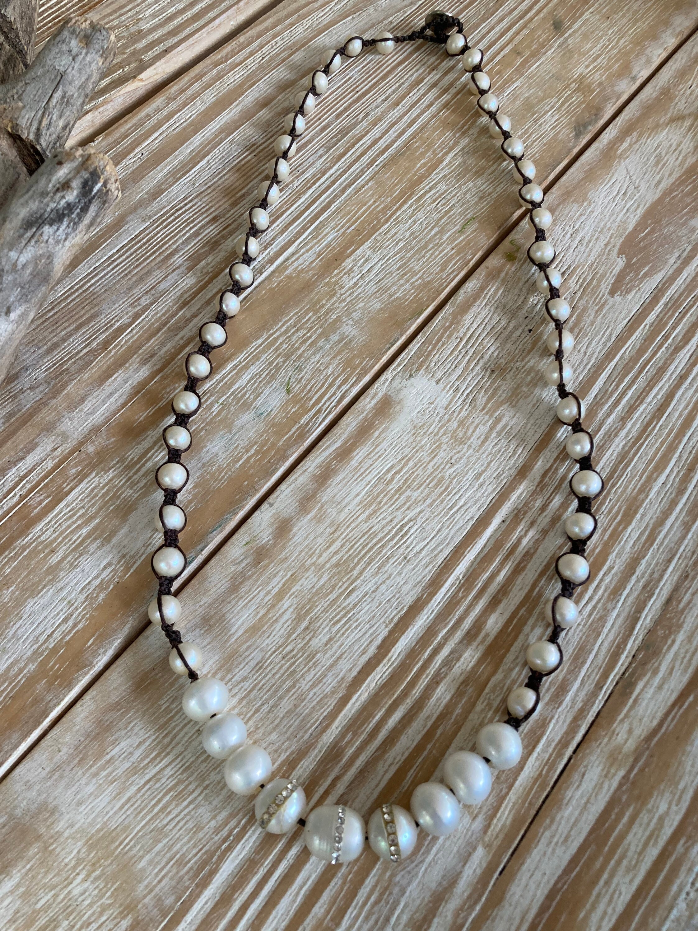 3 Angels&hellip;.Endless love Classic natural Pearls hand Etsy