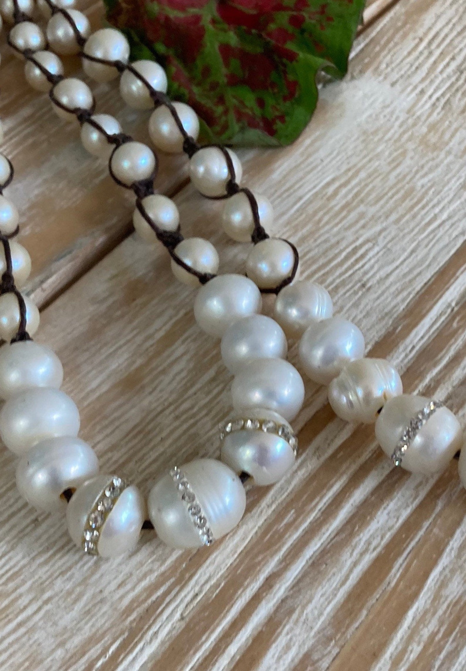 3 Angels&hellip;.Endless love Classic natural Pearls hand Etsy
