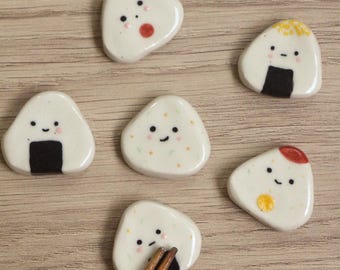 Onigiri de cerámica IMÁN - caja ciega