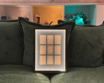 6–9 Card Trading Card Display Frame Case – Custom Lumen I LED Frame | Pokémon • MTG • Yu-Gi-Oh • One Piece • Sports Cards