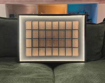 32–35 Card Trading Card Display Frame Case – Custom Lumen III LED Frame | Pokémon • MTG • Yu-Gi-Oh • One Piece • Sports Cards