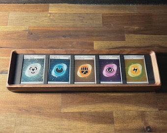 3–5 Card Trading Card Display Frame Case – Custom Arc III Curved Hardwood Frame | Pokémon • MTG • Yu-Gi-Oh • One Piece • Sports Cards