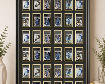 36 PSA & CGC Graded Slab Trading Card Display Frame Case | Pokémon • MTG • Yu-Gi-Oh • One Piece • Sports Cards