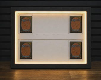 Toploader 4–8 Card Trading Card Display Frame Case – Custom Lumen Slide II LED Frame | Pokémon • MTG • Yu-Gi-Oh • One Piece • Sports Cards