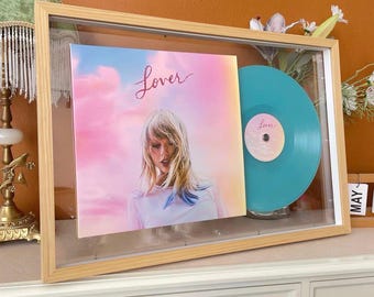 12" Vinyl Record Transparent Display Frame | LP Album Wall Display | Double-Sided Transparent
