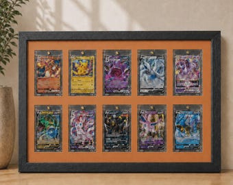 One-Touch Trading Card Display Frame Case – Custom Colour Frame | Pokémon • MTG • Yu-Gi-Oh • One Piece • Sports Cards