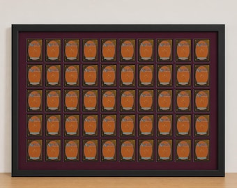 50–56 Card Raw Trading Card Display Frame Case – Custom Frame | Pokémon • MTG • Yu-Gi-Oh • One Piece • Sports Cards