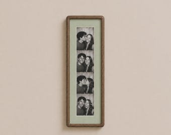 Photo Strip Display Frame – Custom Frame for Photobooth Prints | Standard (5 x 15 cm strip)