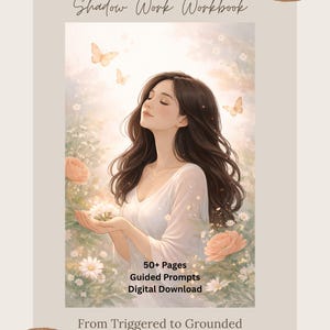 Shadow Work Workbook PDF | Guided Self Reflection Journal | Heal Emotional Triggers & Patterns | Inner Healing + Personal Growth