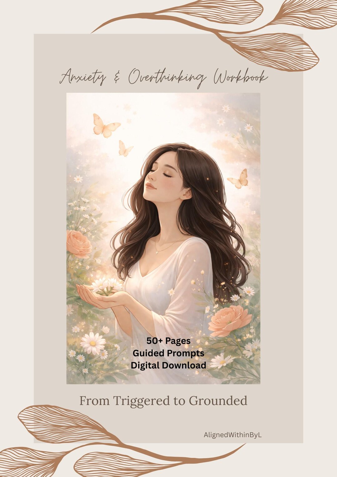 Anxiety Workbook PDF | Overthinking Journal & Emotional Healing Guide ...