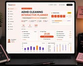 ADHD Planner Digital Download | Gamified Daily Planner | Focus Timer + Habit Tracker + Brain Dump | Interactive HTML Productivity Tool