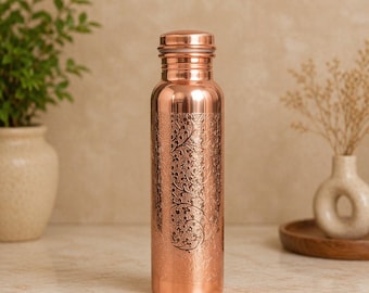 Tamba koperen waterfles 950 ml van karmametallique 100% koper | Lekvrij | Duurzaam