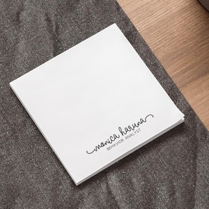 Personalized Behavior Analyst sticky Note Pads, Gift for BCBA, Custom Post-it® Notes