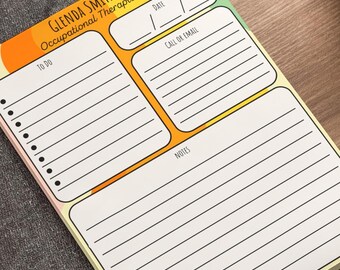 Personalisierte Ergotherapeut Post-it® Notes, Retro OT Sticky Notes