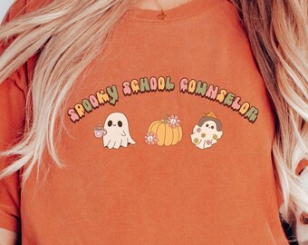 Spooky School Counselor Halloween Tee