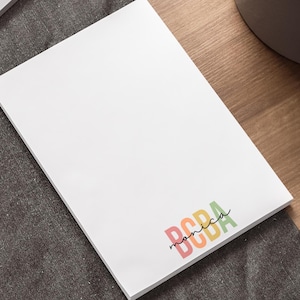 Personalized Behavior Analyst Sticky Note Pads, Minimalist Style BCBA To-Do list, Organizational Gift for Bcba, Custom Notes