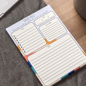 Personalized Behavior Analyst Post-it® Note Pads, Bcba to do list, Organizational Gift for BCBA, Custom Sticky Notes 4x6&quot;