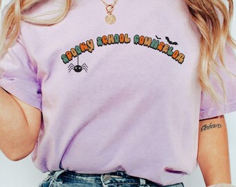 Spooky School Counselor Halloween Tee