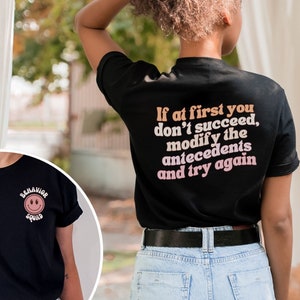 RBT Shirt, BCBA Shirt, applied behavior analysis, Unisex aba Jersey T-Shirt