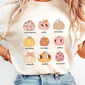 Comfort Colors Halloween aba Tee, pumpkin aba shirts, fall bcba rbt t shirt, gift for aba therapist, behavior tech t shirt