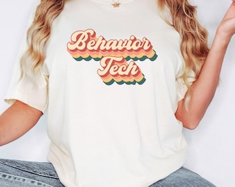 Camiseta retro RBT, camiseta de técnico en comportamiento, análisis de conducta aplicado unisex