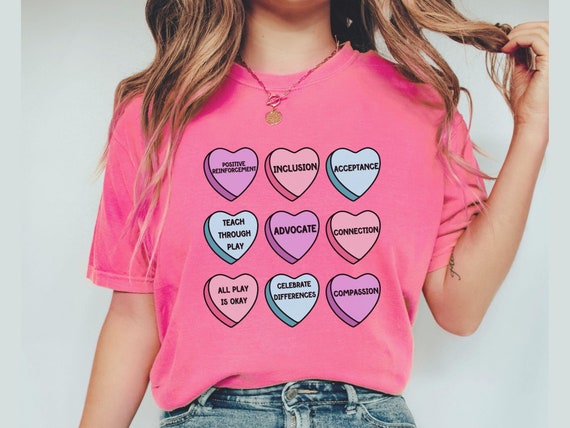 Inclusion and Acceptance Valentines Day T-shirt, Special Education
