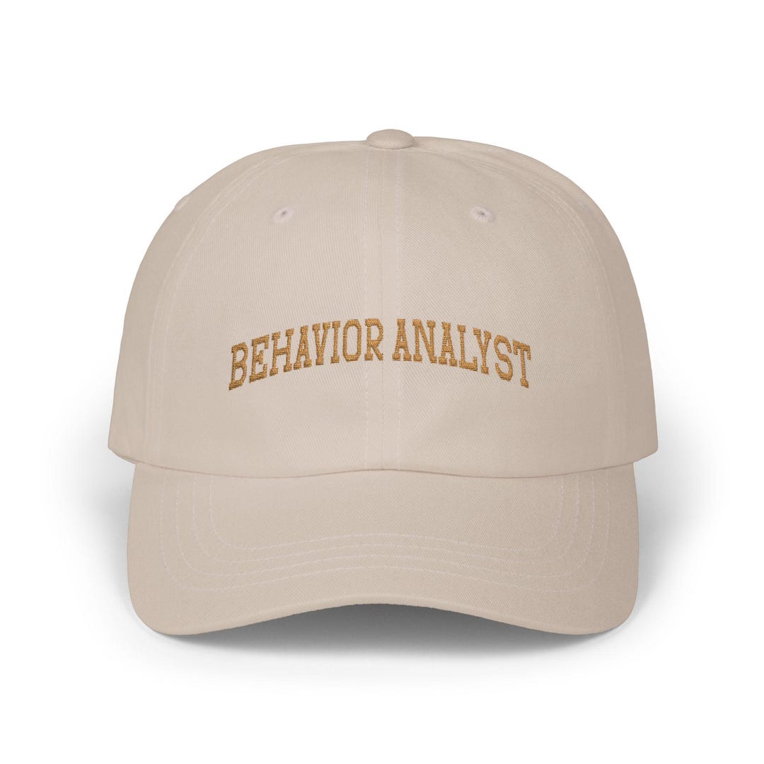 Embroidered Behavior Analyst Dad Cap | BCBA Gift - Etsy