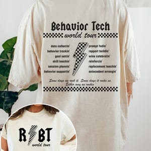 Behavior Tech World Tour Tee, Aba Rocks Shirt, Rbt T-Shirt, Gft for Behavior Technician