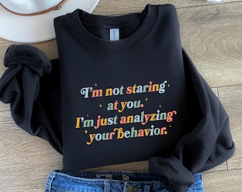 Lustiges BCBA Sweatshirt, Behavior analytiker Rundhalsausschnitt
