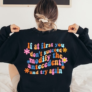 ABA Sweatshirt, RBT Crewneck, Gift for BCBA, Unisex heavyblend Crewneck Sweatshirt