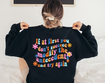 Behavior Squad Sweatshirt, Funny BCBA Gift, ABA Therapist Crewneck