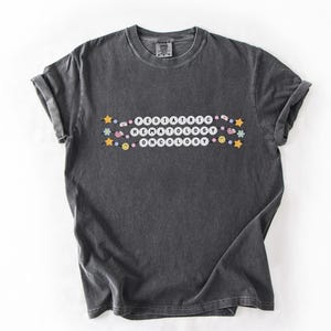 Pediatric Oncology Friendship Bracelet T-Shirt, Comfort Colors Pepper