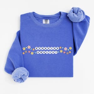 Behavior Analyst Friendship Bracelet Sweatshirt, Retro BCBA Crewneck, Aba Merch, Gift for Bcba, Comfort Colors