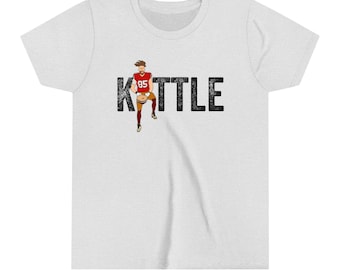 Youth Sized George Kittle shirt, Kids Kittle 85 SF football, San Francisco Boys Girls