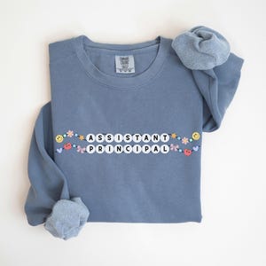 Assistant Principal Friendship Bracelet Sweatshirt, Assistant Principal Crewneck, gift for  Assistant Principal, Comfort Colors 1566