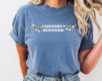 T-Shirt mit Freundschaftsarmband für Sprachtherapeuten, SLP SLPA-T-Shirt, Geschenk für Sprachtherapeuten