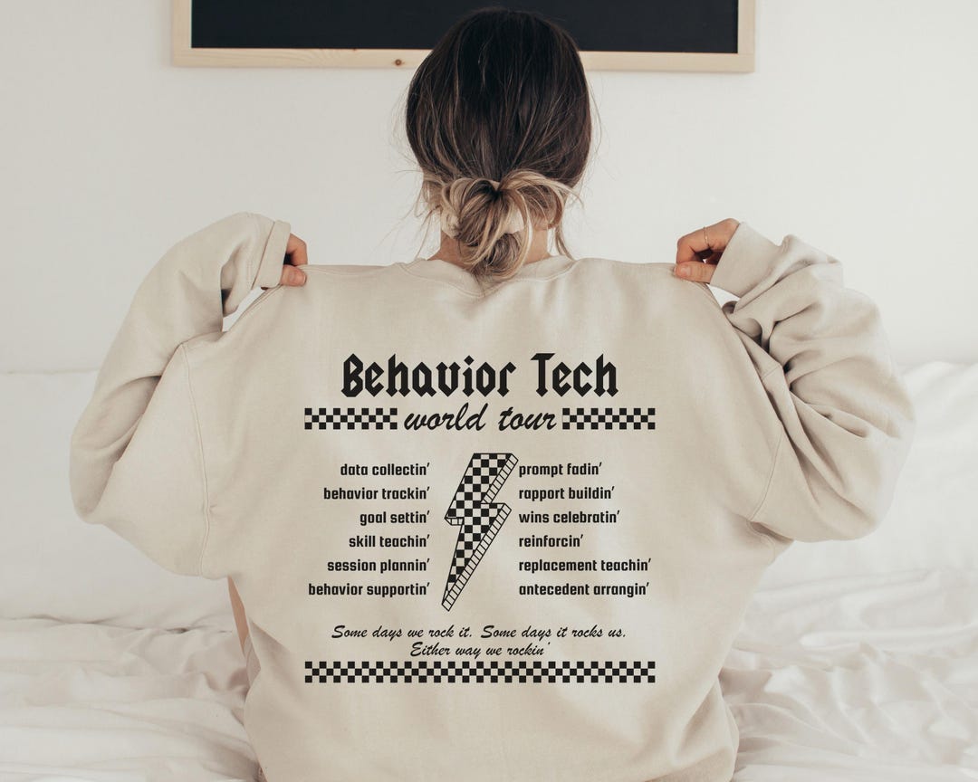 Rbt World Tour Sweatshirt, Aba Rocks Crewneck, Behavior Tech Apparel ...
