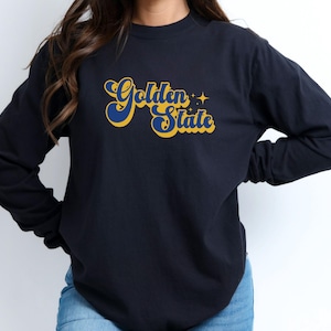 Golden State Basketball Long Sleeve Shirt, Retro Golden State, Womens golden state tee