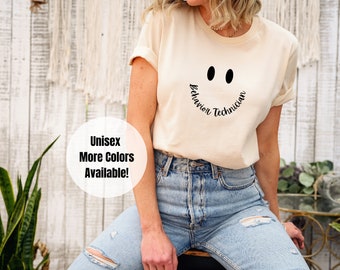 RBT Shirt, Behavior Technician smile t shirt, aba therapist Apparel, Unisex Jersey T-Shirt