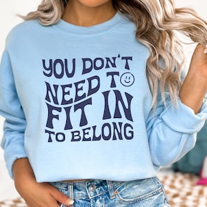 Inklusion von Behinderung und Fürsprache Sweatshirt, Neurovielfalt Rundhalsausschnitt, Kleidung für Autismus-Akzeptanz und Bewusstsein, Geschenk für Fürsprecher