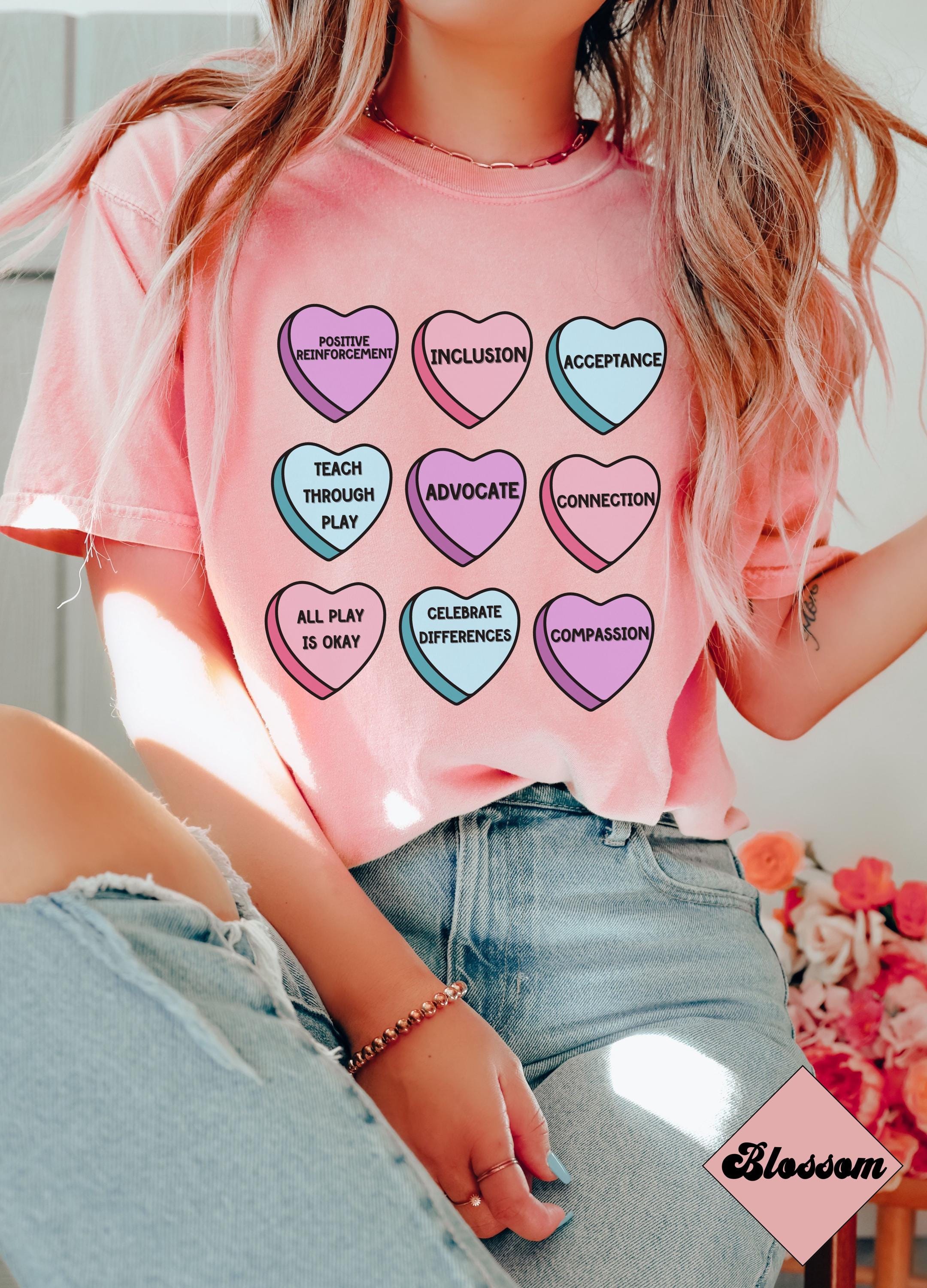 Inclusion and Acceptance Valentines Day T-shirt, Special Education