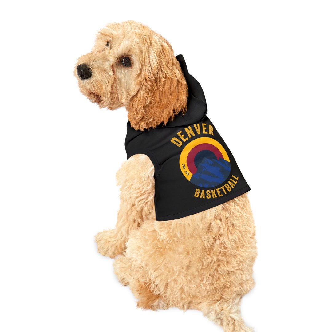 Denver Basketball Dog Hoodie, Mile High City Cat, Pet Apparel Etsy