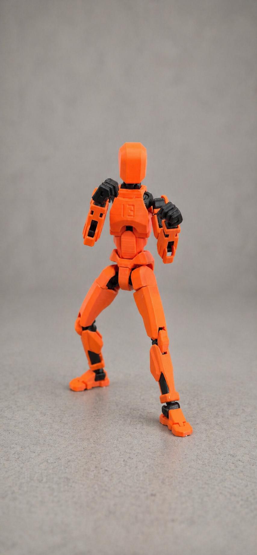 3D Printed Articulating Action Figure | Poseable Dummy-13 Model ...