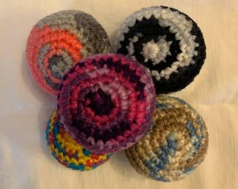 Hand Crocheted Balls/Water Balloons Set of 12 in assorted colors