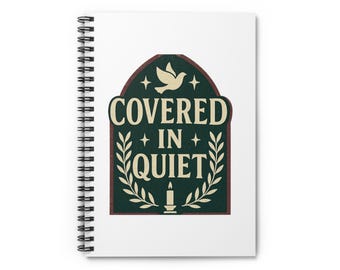 Covered In Quiet Christian Notebook | Prayer Journal